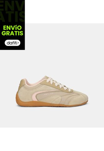 Tenis Para Mujer North Star Beige Retro Race North Star