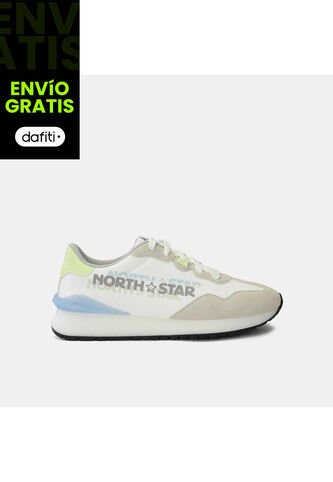 Tenis Para Mujer North Star Blanco Kaye Retro Nova 500 North Star