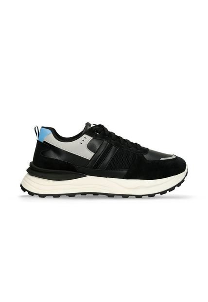 Tenis Casuales Negro North Star Leon Venecia Hombre