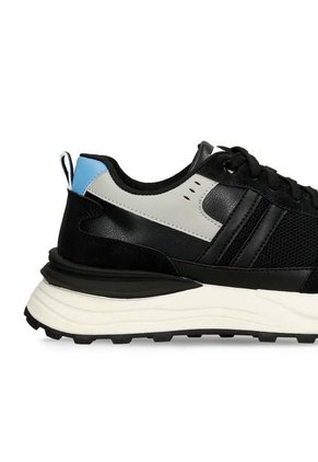 Tenis Casuales Negro North Star Leon Venecia Hombre
