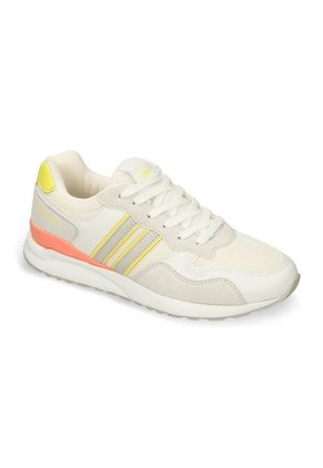 Tenis Casuales Blanco-Gris North Star Fenix Hugo Mujer