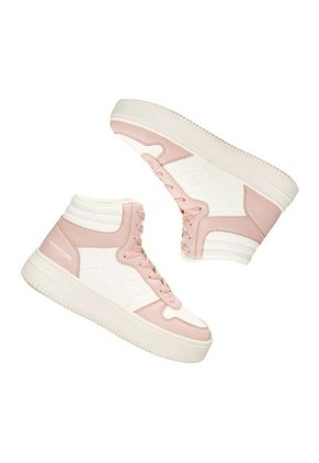 Tenis Casuales Blanco-Rosado North Star Frenesi Dave Mujer