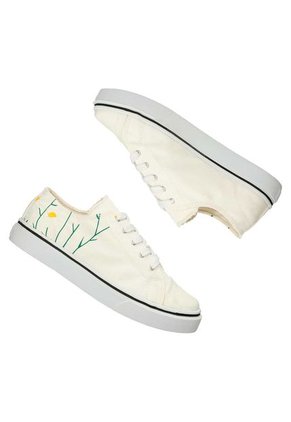 Canvas Blanco North Star Helia Mujer