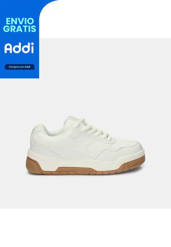 Tenis Para Mujer North Star Blanco Skater Chunk North Star