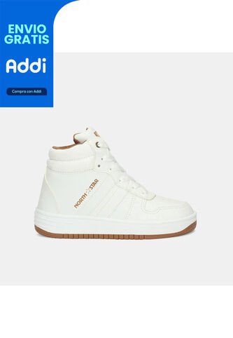 Tenis Junior Para Niño North Star Blanco Tormenta 30-33 North Star