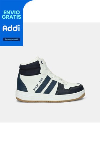 Tenis Infantil Para Niño North Star Blanco Tormenta 34-38 North Star