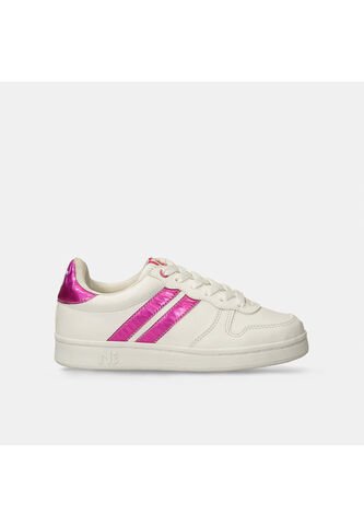 Tenis Junior Para Niña North Star Blanco-Fucsia Simba North Star