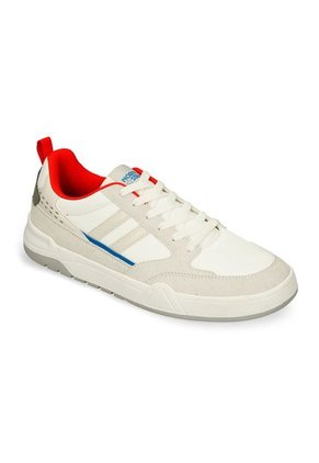 Tenis Casuales Blanco-Gris North Star Grover Jake Hombre