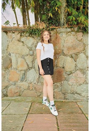 Tenis Casuales Blanco-Verde North Star Ganashe Hem Mujer