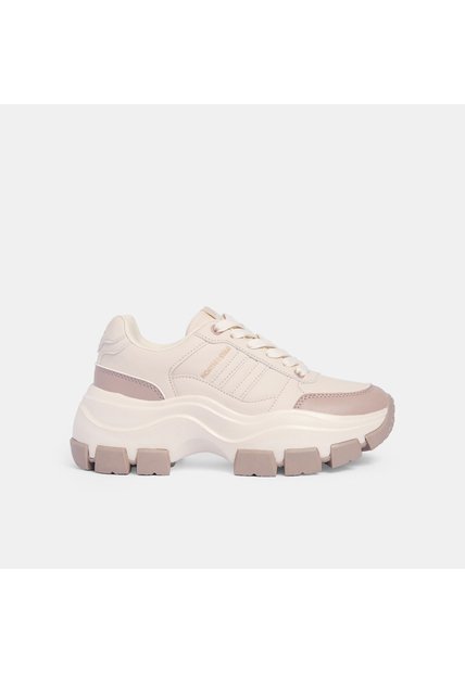 Tenis Para Mujer North Star Beige Boor Casual