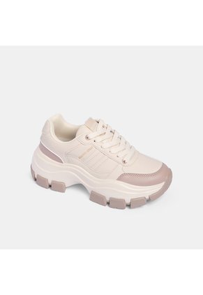 Tenis Para Mujer North Star Beige Boor Casual