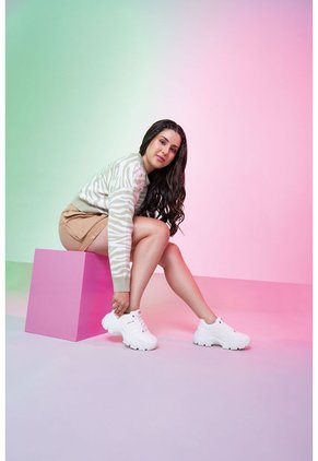 Tenis Casuales Blanco North Star Idara Boor Mujer