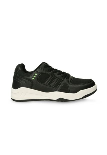 Tenis Casuales Negro-Blanco North Star Iago Break Hombre