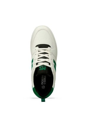 Tenis Casuales Blanco-Verde North Star Ganashe Hem Mujer