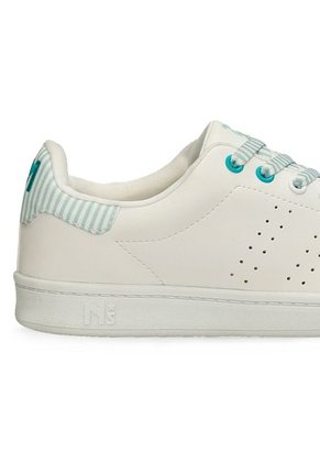 Tenis Casuales Blanco-Verde North Star Gema Retrostar Mujer