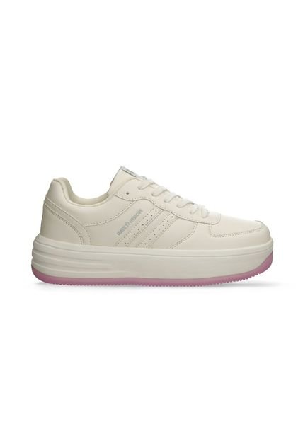 Tenis Casuales Blanco North Star Helena Gina Mujer