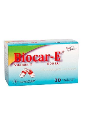 Biocar E 800 Ui Caja 30 Capsulas Liquida