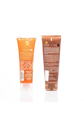 Autobronceador Nude En Crema 120ml + Exfoliante Nude 120Ml