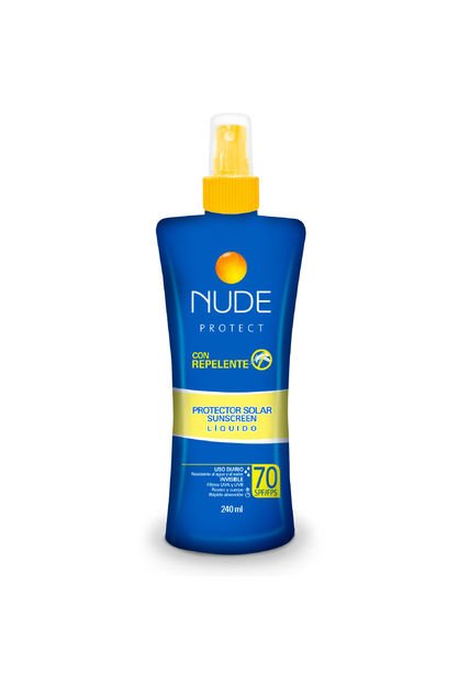 Protector Spf70 Con Repelente Nude 240Ml