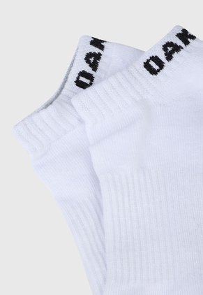 Medias X3 Blanco Oakley Bark Low Quarter 3