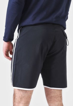 Pantaloneta Negro-Blanco Oakley