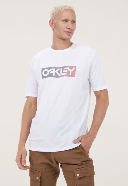 Camiseta Blanco-Rojo-Negro Oakley Gradient Lines