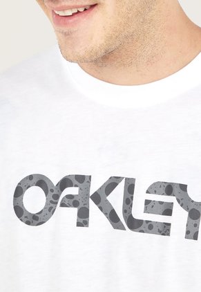 Camiseta Blanco-Gris-Negro Oakley Maven Mark Tee