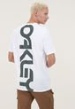 Camiseta Blanco-Verde Grisáceo Oakley Bandana B1B de Oakley
