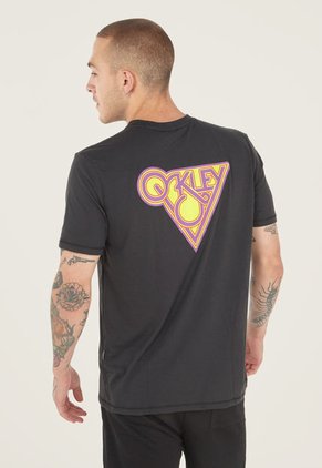 Camiseta Negro-Violeta-Amarillo Oakley Tamarindo