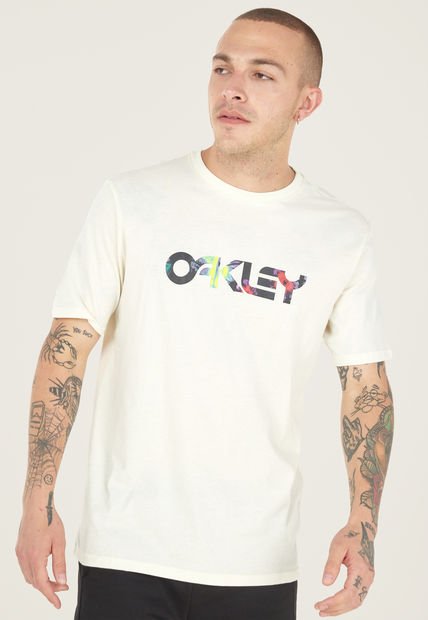 Camiseta Marfil-Multicolor Oakley Floral Splah B1B