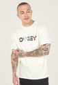 Camiseta Marfil-Multicolor Oakley Floral Splah B1B de Oakley