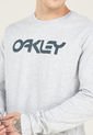 Camiseta Manga Larga Gris-Negro Oakley Mark II L/S Tee 2.0 de Oakley