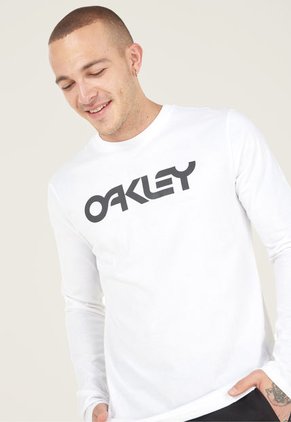 Camiseta Manga Larga Blanco-Negro Oakley Mark II 2.0
