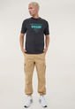 Camiseta Negro-Turquesa Oakley Tiki de Oakley