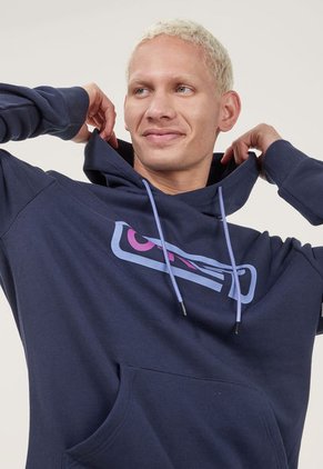 Hoodie Navy-Lila-Magenta Oakley Locked In B1B