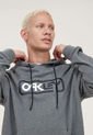 Hoodie Gris-Negro-Blanco Oakley Locked In B1B de Oakley