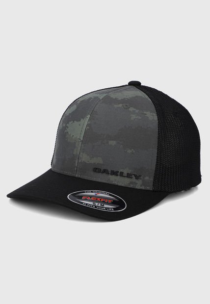 Gorra Negro-Verde Oakley Trucker