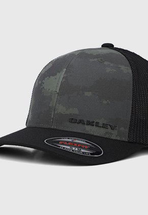 Gorra Negro-Verde Oakley Trucker