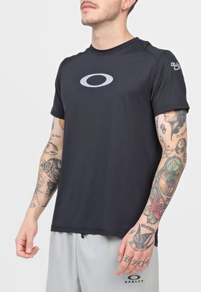 Camiseta Negro-Gris Oakley Blade Surf