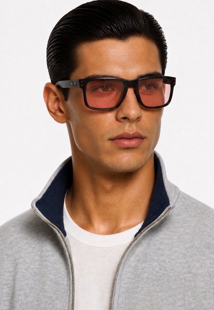 Gafas Negras-Rojas Oakley Holbrook