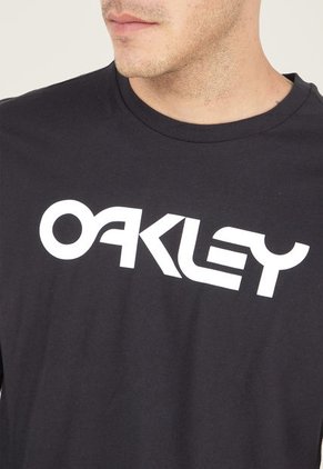 Camiseta Manga Larga Negro-Blanco Oakley Mark II 2.0