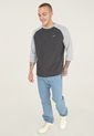 Camiseta Negro-Gris Oakley Relax Raglan ¾ de Oakley