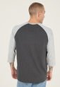 Camiseta Negro-Gris Oakley Relax Raglan ¾ de Oakley