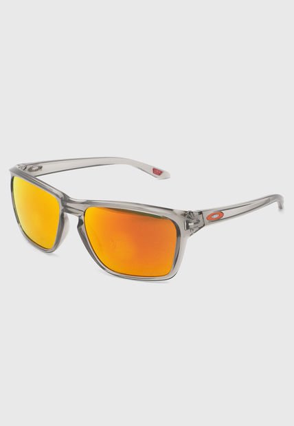 Gafas Deportivas Gris Traslúcido-Naranja Oakley Sylas