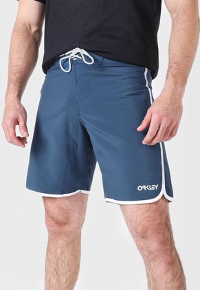 Pantaloneta Azul-Blanco Oakley