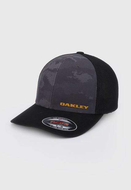 Gorra Negro-Gris-Mostaza Oakley Trucker