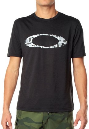 Camiseta Negro Oakley Ellipse Digital