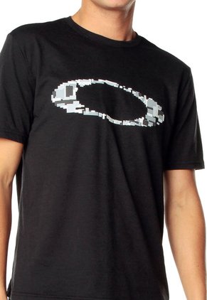 Camiseta Negro Oakley Ellipse Digital