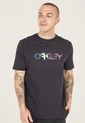 Camiseta Negro-Multicolor Oakley Floral Splah B1B de Oakley