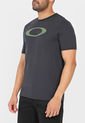 Camiseta Gris-Blanco Oakley O-Bold Ellipse de Oakley